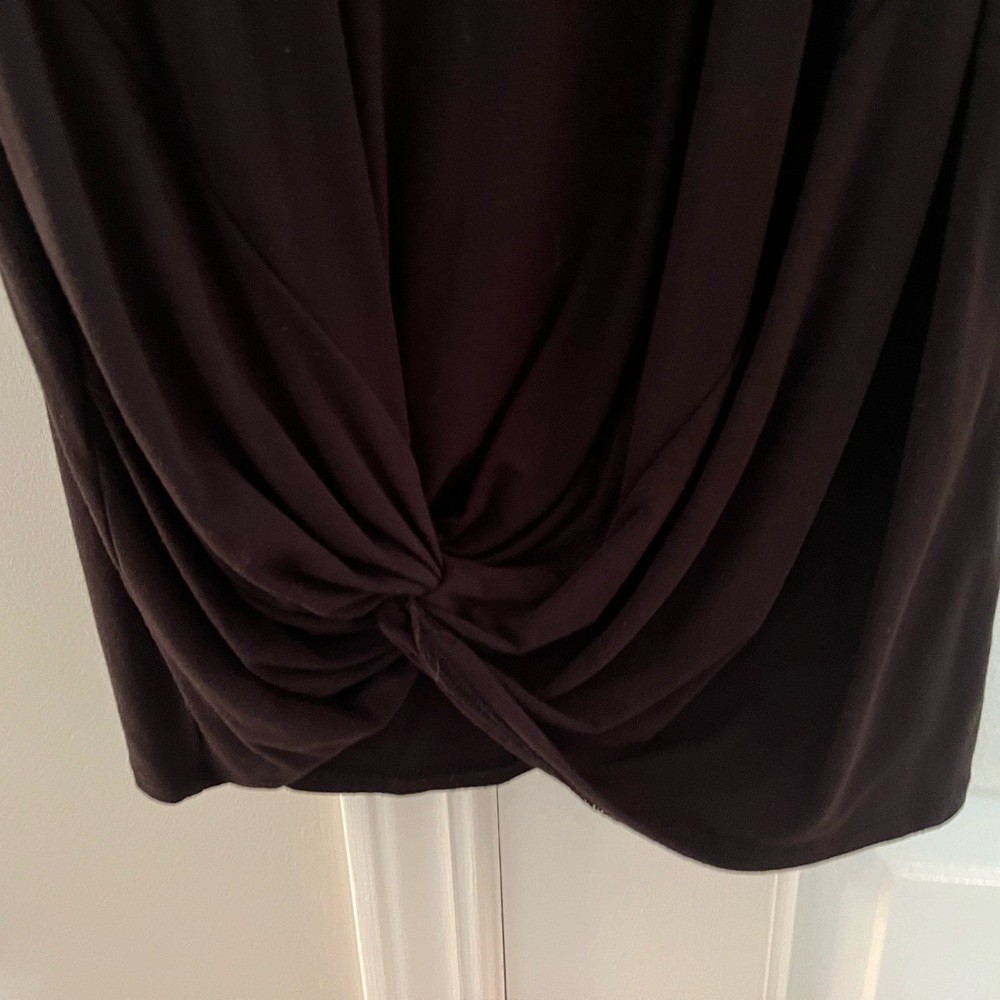 Black mini tshirt dress from Lulus.